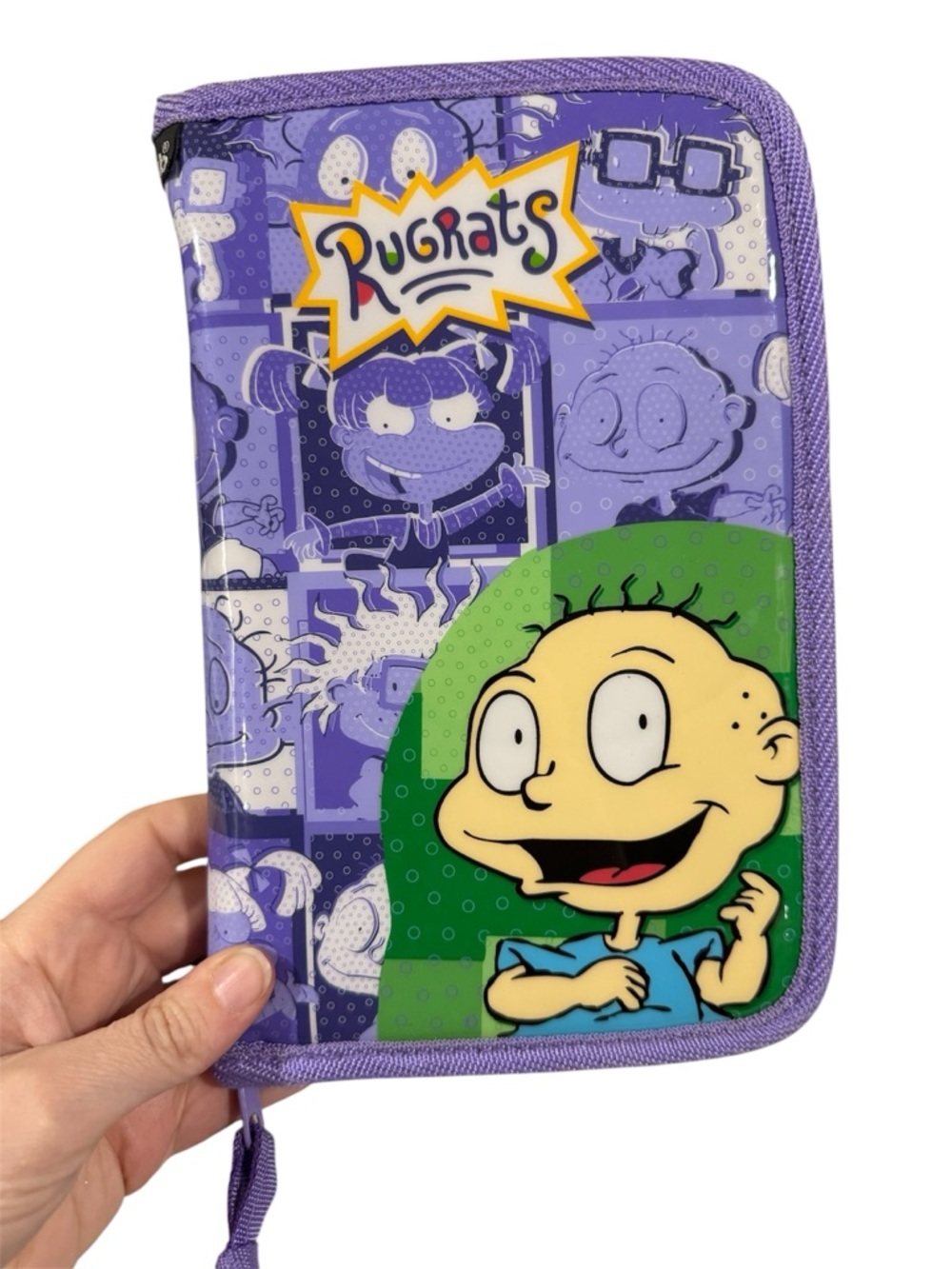 Nickelodeon VINTAGE RUGRATS PEN-TAB zip pouch with note pad